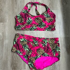 Torrid Swimsuit Bikini Hot Pink size 2